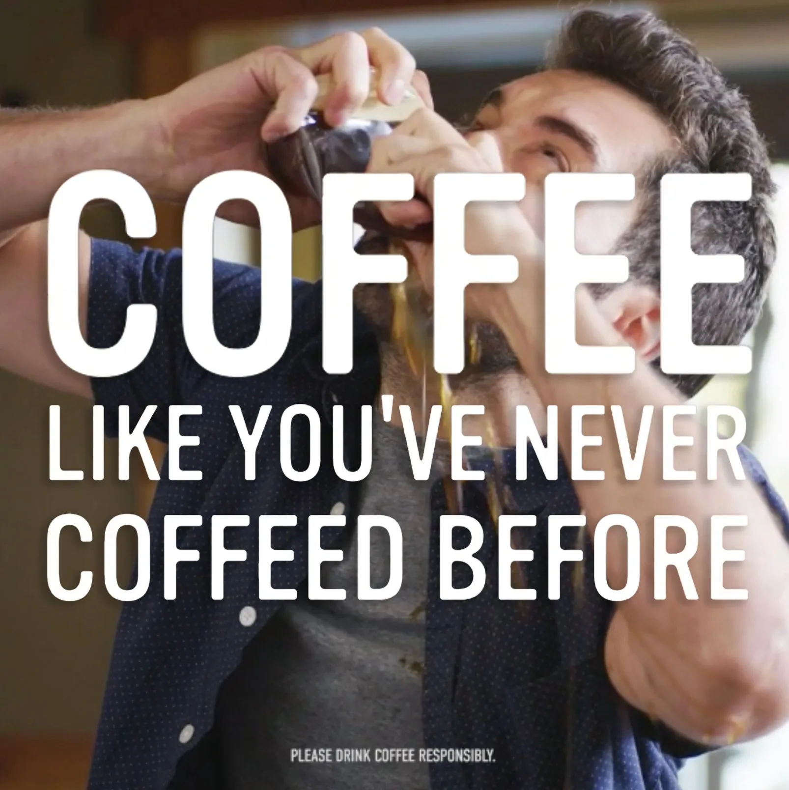 Caribou Coffee video campaign still